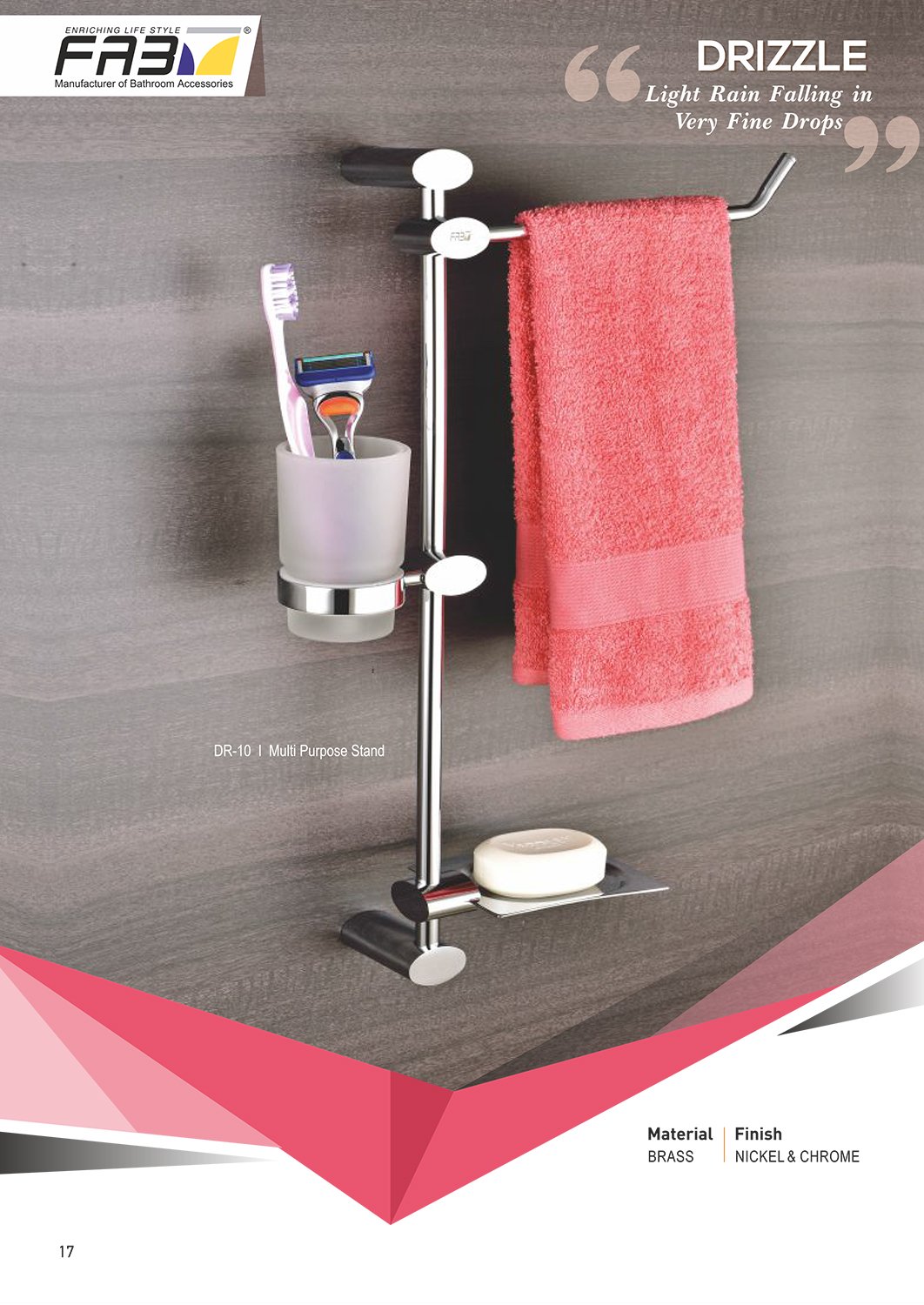 Exporter of Brass Bathroom Accessories from India
