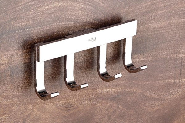 HU-15 Robe Hook (4 Hooks)