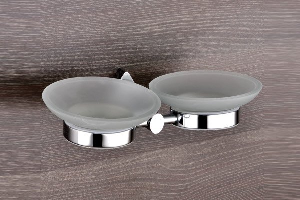 VO- 06 Double Soap Dish Glass