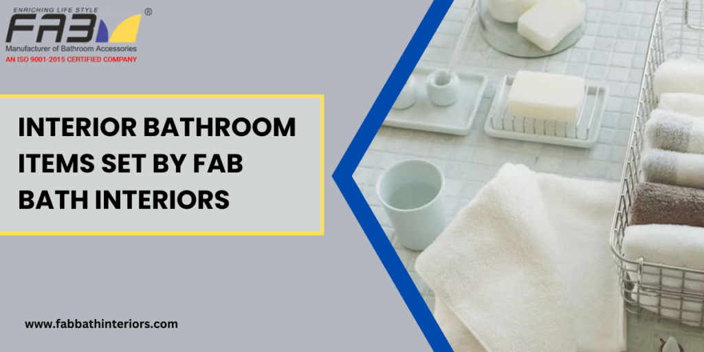 Interior Bathroom Items Set