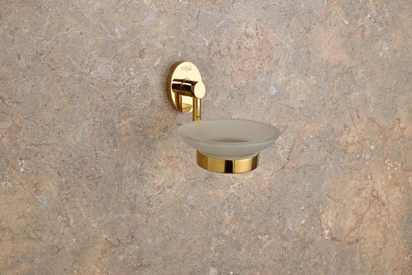 SP-02 Brass Soap Dish Glass