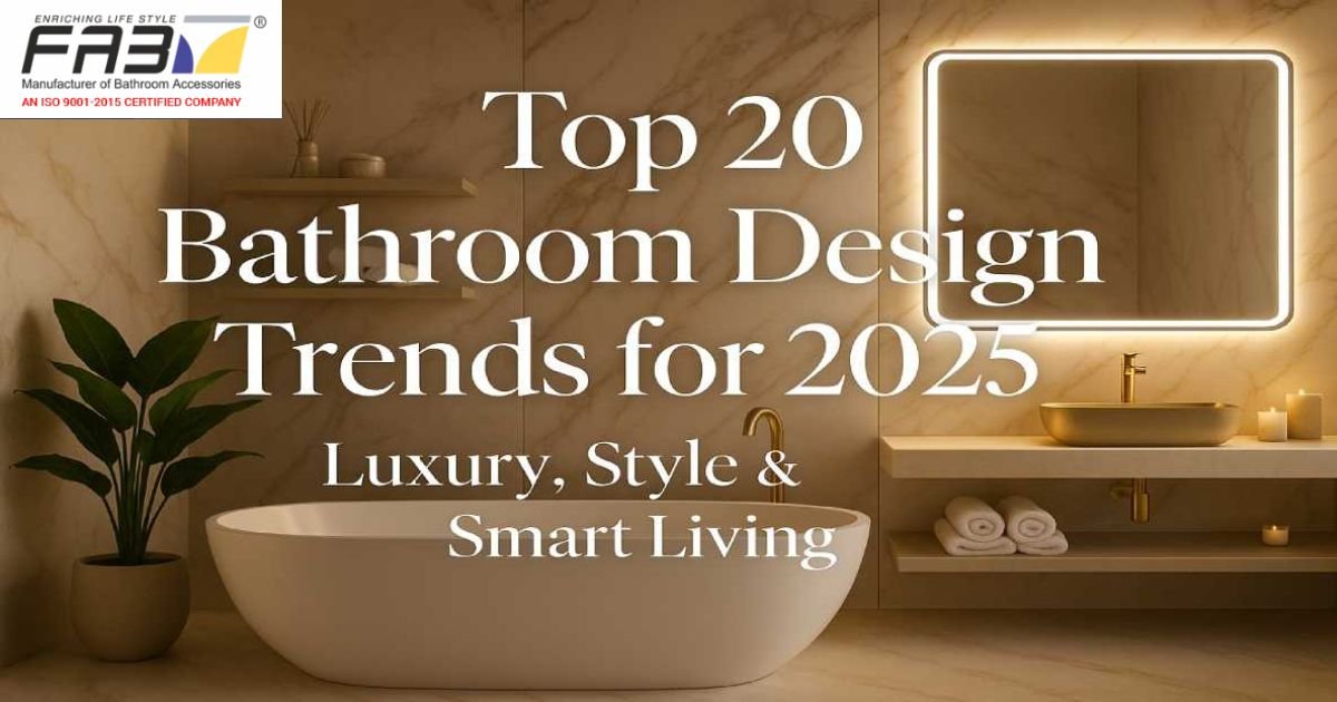 Top 20 Bathroom Design Trends 2025 | Luxury & Smart