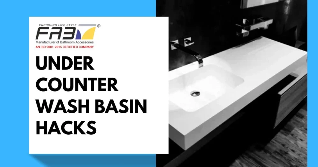 Make Bathroom Look 5x Bigger: Under Counter Wash Basin Hacks