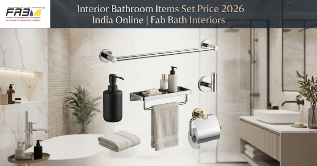 Interior Bathroom items set