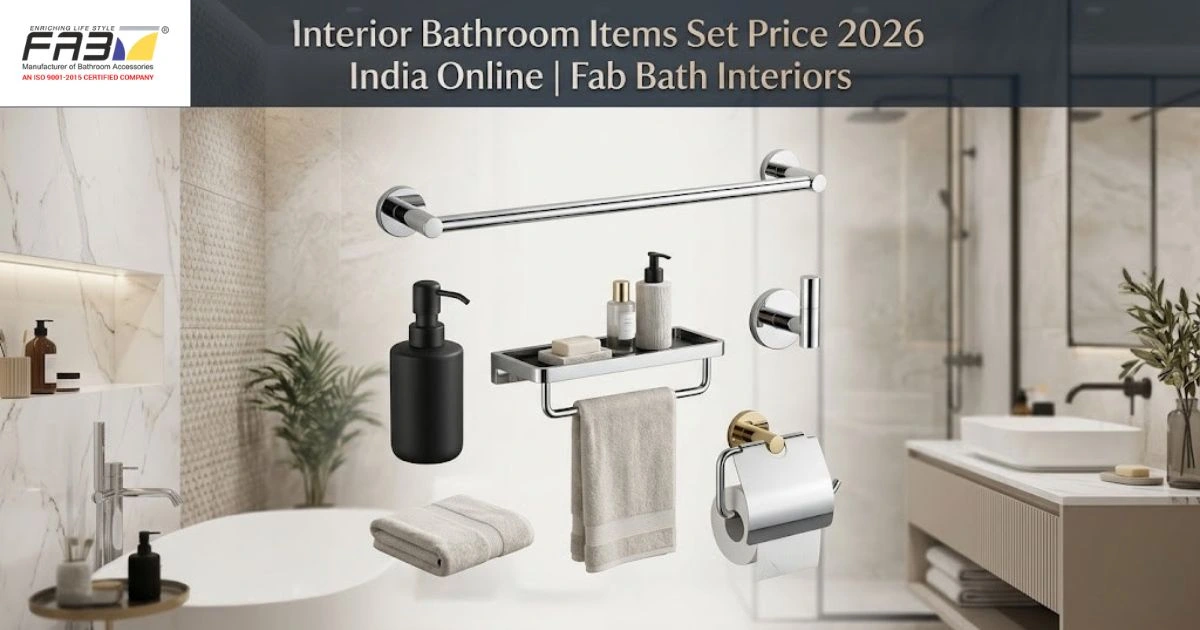 Interior Bathroom items set