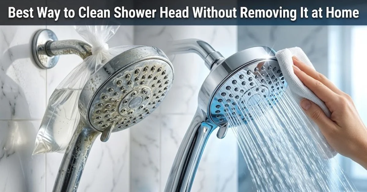 Best Way to Clean Shower Head Without Removing It at Home