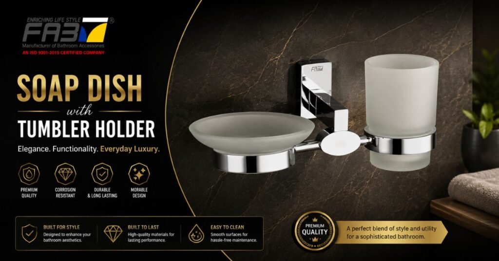 Soap Dish with Tumbler Holder