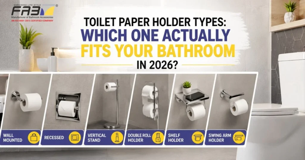 toilet paper holder types