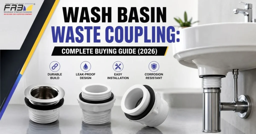 wash basin waste coupling