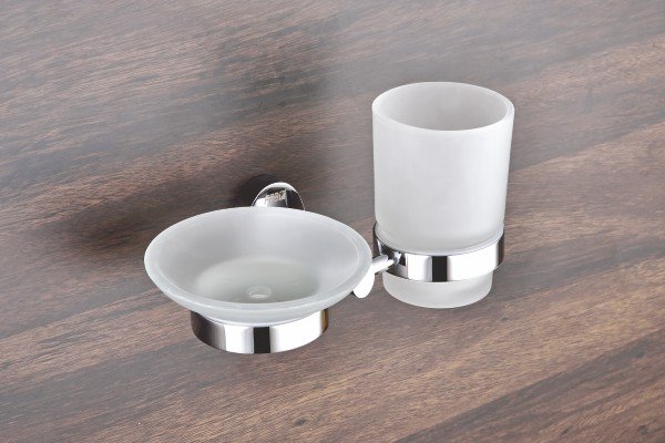 Soap Dish with Tumbler Holder